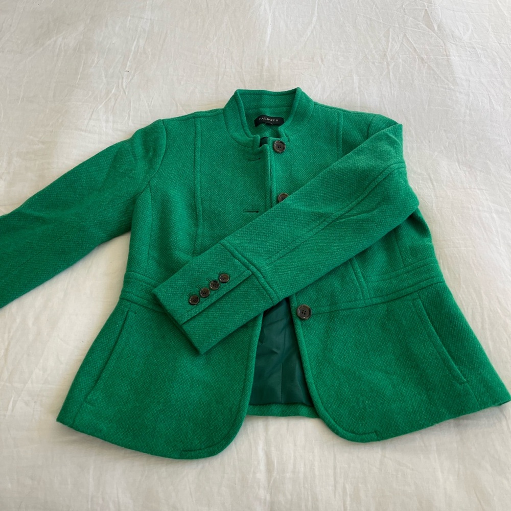 Talbots Green Women's Blazer - Picture 3 of 13